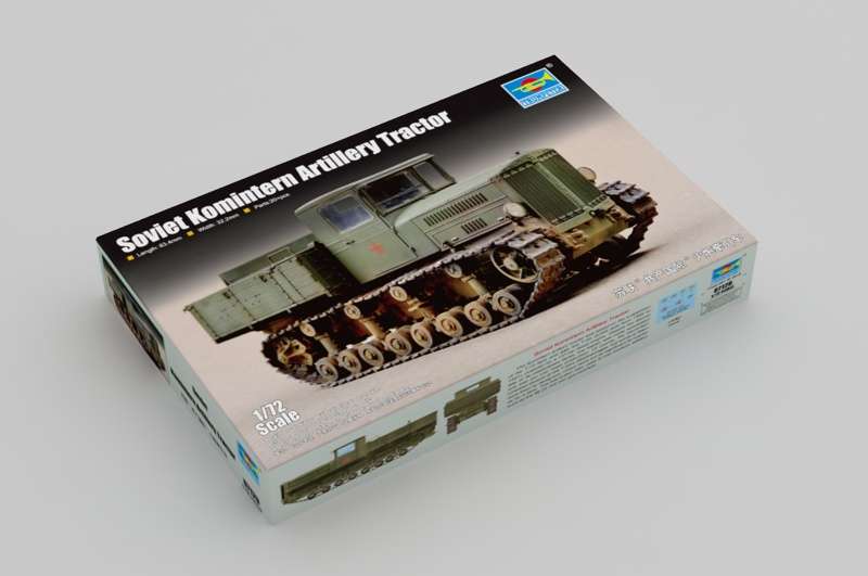 Pudełko modelu do sklejania Trumpeter 07120 Soviet Komintern Artillery Tractor-image_Trumpeter_07120_3