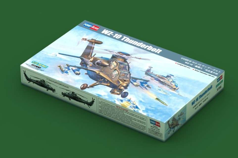Plastikowy model helikoptera WZ-10 Thunderbolt do sklejania Trumpeter 87260 - sklep modeledo - image_2-image_Hobby Boss_87260_2