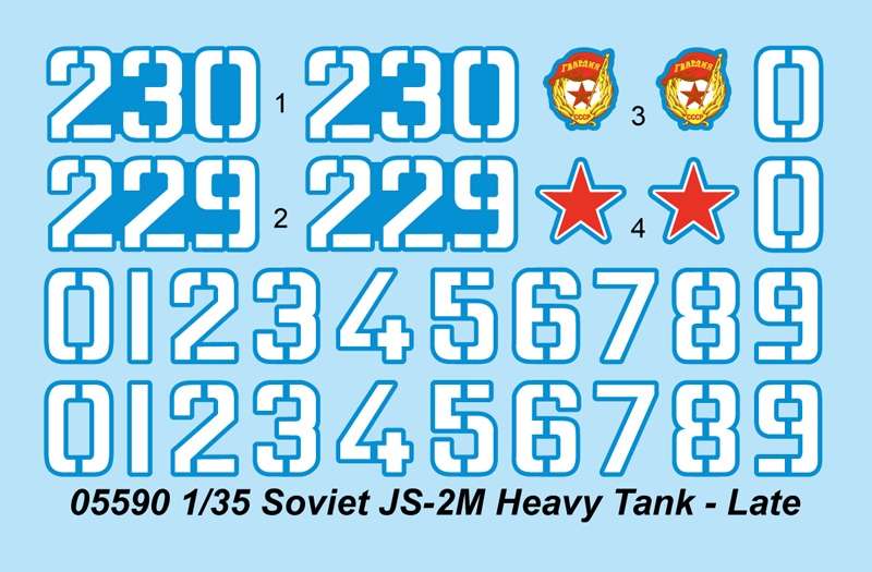 Soviet IS-2M Heavy Tank - Late model do sklejania_trumpeter_05590_image_2-image_Trumpeter_05590_3