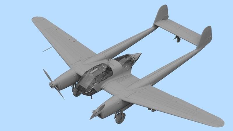 German reconnaissance plane FOcke-Wulf FW189A-2 model_inc_72292_image_2-image_ICM_72292_3