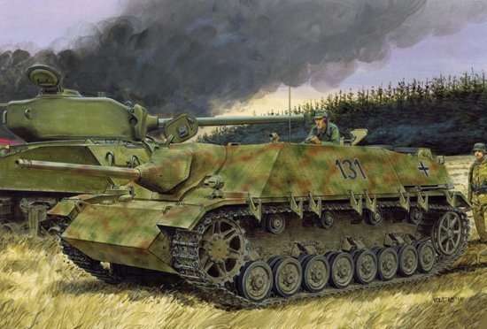 Niemieckie działo pancerne Jagdpanzer IV L/48 , plastikowy model do sklejania Dragon 6369 w skali 1:35-image_Dragon_6369_1