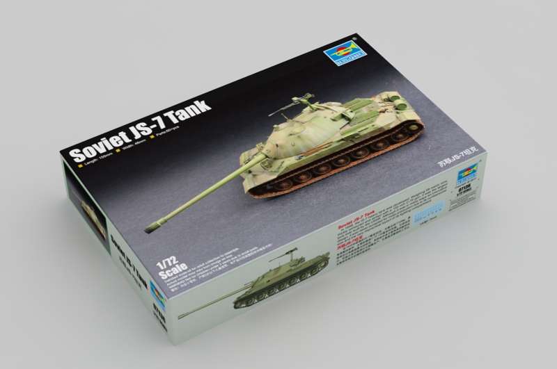 Radziecki czołg IS-7 , plastikowy model do sklejania Trumpeter 07136 w skali 1:72-image_Trumpeter_07136_3