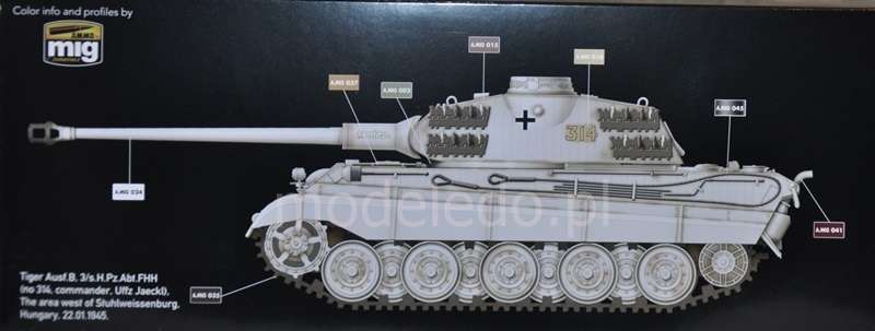German heavy Tank King Tiger Porsche Turret w/Zimmerit model_do_sklejania_takom_2046_image_22-image_Takom_2046_3