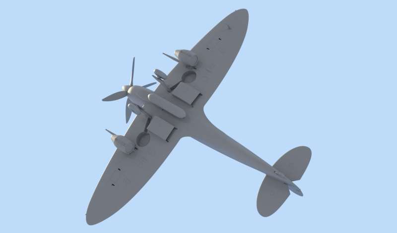 ICM 48060 w skali 1:48 - model Spitfire Mk.IXC Beer Delivery do sklejania - image d-image_ICM_48060_2