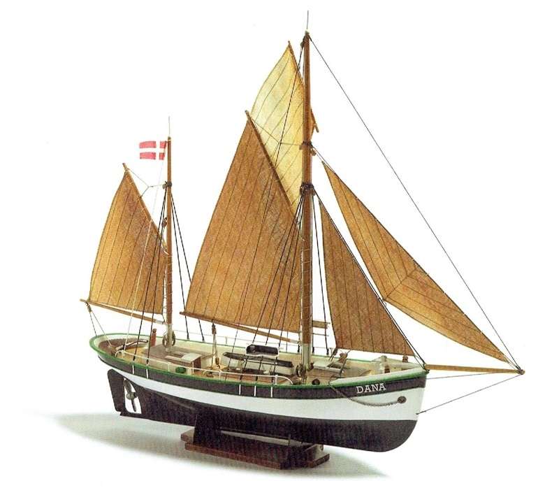 Kuter rybacki Dana , polistyrenowo drewniany model do sklejania Billing Boats BB200 w skali 1:60-image_Billing Boats_BB200_1