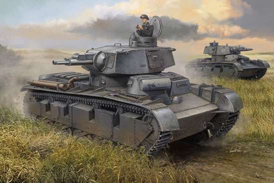 Niemiecki czołg ciężki NbFz type I, plastikowy model do sklejania Trumpeter 05527 w skali 1:35-image_Trumpeter_05527_1